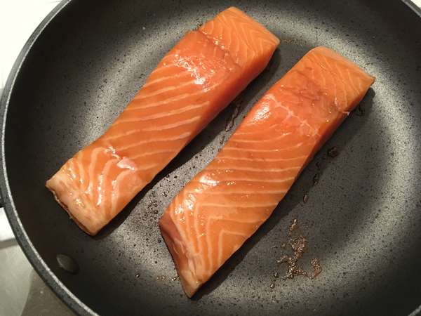 salmone alla salsa teriyaki