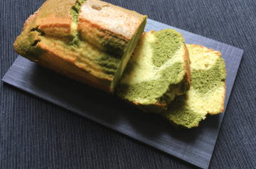 torta marmorizzata al te' verde matcha