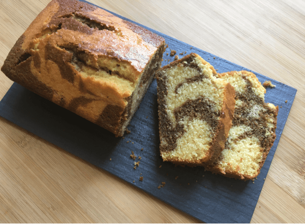 torta marmorizzata al caffe