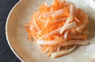 carota e daikon matinati