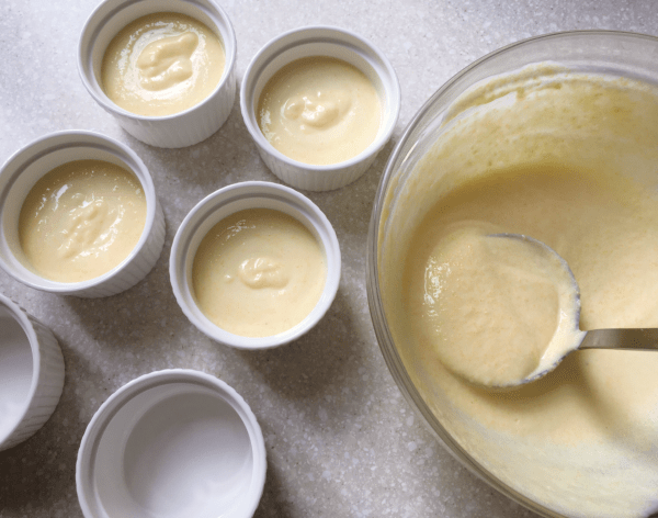 dolci con avanzi di polenta al formaggio e yogurt