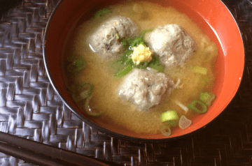 zuppa con polpette di sardine