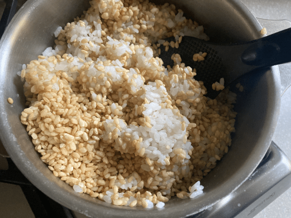 marunatura con riso al koji (Sagohachizuke)
