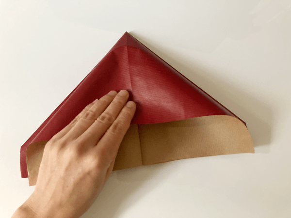 creare la scatola con un foglio di carta origami