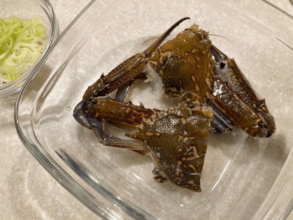 Brodo di granchio al miso