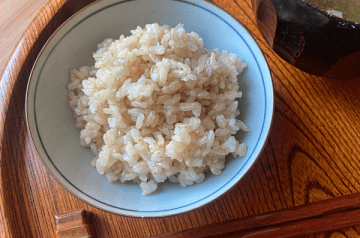 riso genmai bollito allo yogurt