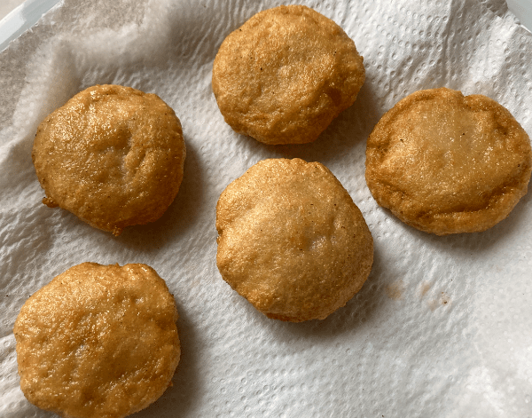 polpette fritte di pesce satsumaage