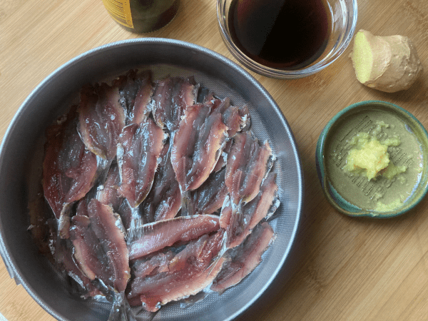 Alici marinate e fritte