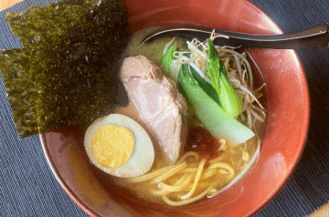 tagliolini in brodo al miso