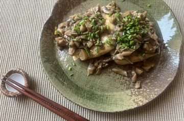 bistecchina di tofu con funghi