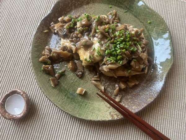 bistecchina di tofu con funghi