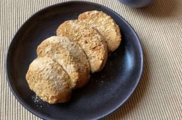 pane fritto con farina di soia tostata agepan kinako