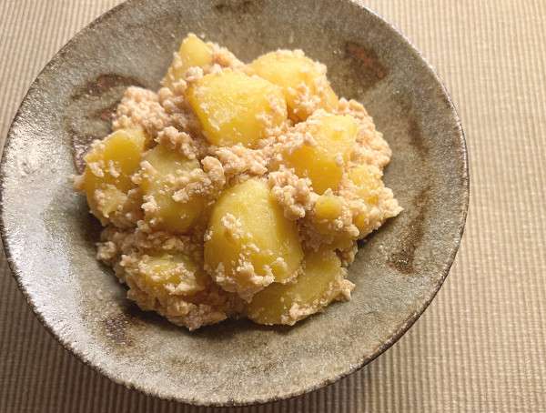 patate cotte con macinato di pollo