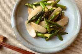 gnocchi di riso saltati con asparagi