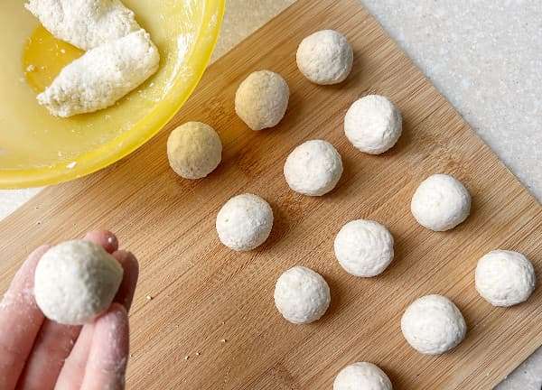 dango di riso con quinoa