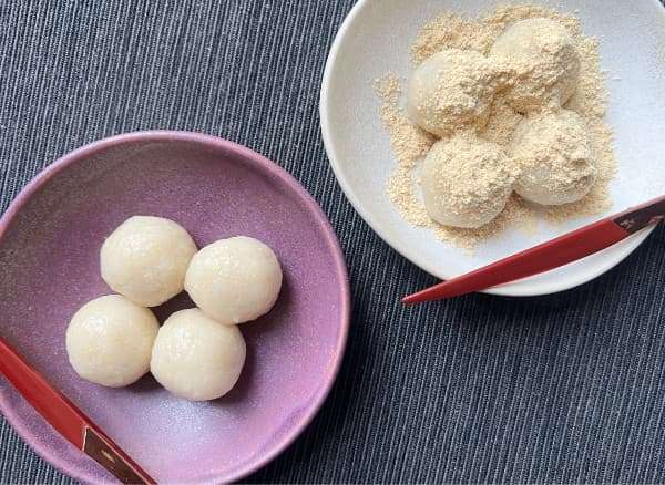 dango con quinoa alla farina kinako